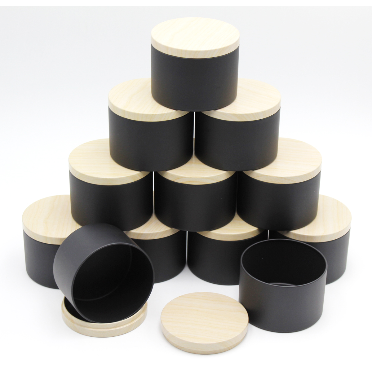 Candle Warning Label - 12pcs 4oz Candle Tins With Lids,