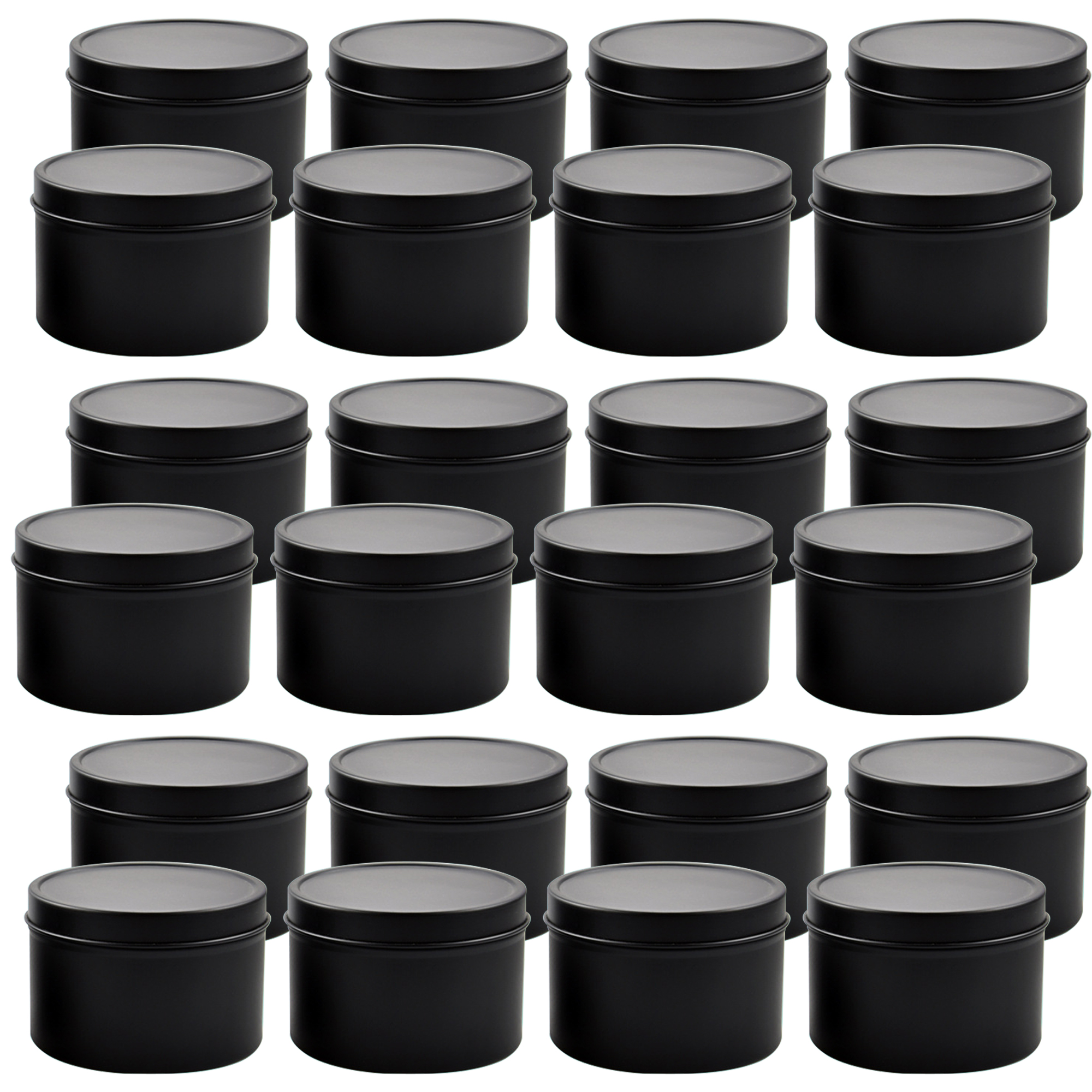 Candle Making Jars With Lids - 4oz/ 8oz Candle tins with lids,Christmas