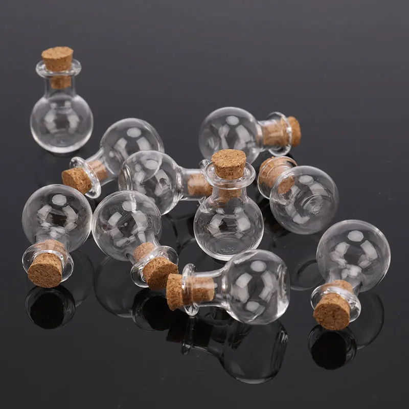 Candle Making Glass Jars - 10Pcs Small Glass Bottles Miniature Potion