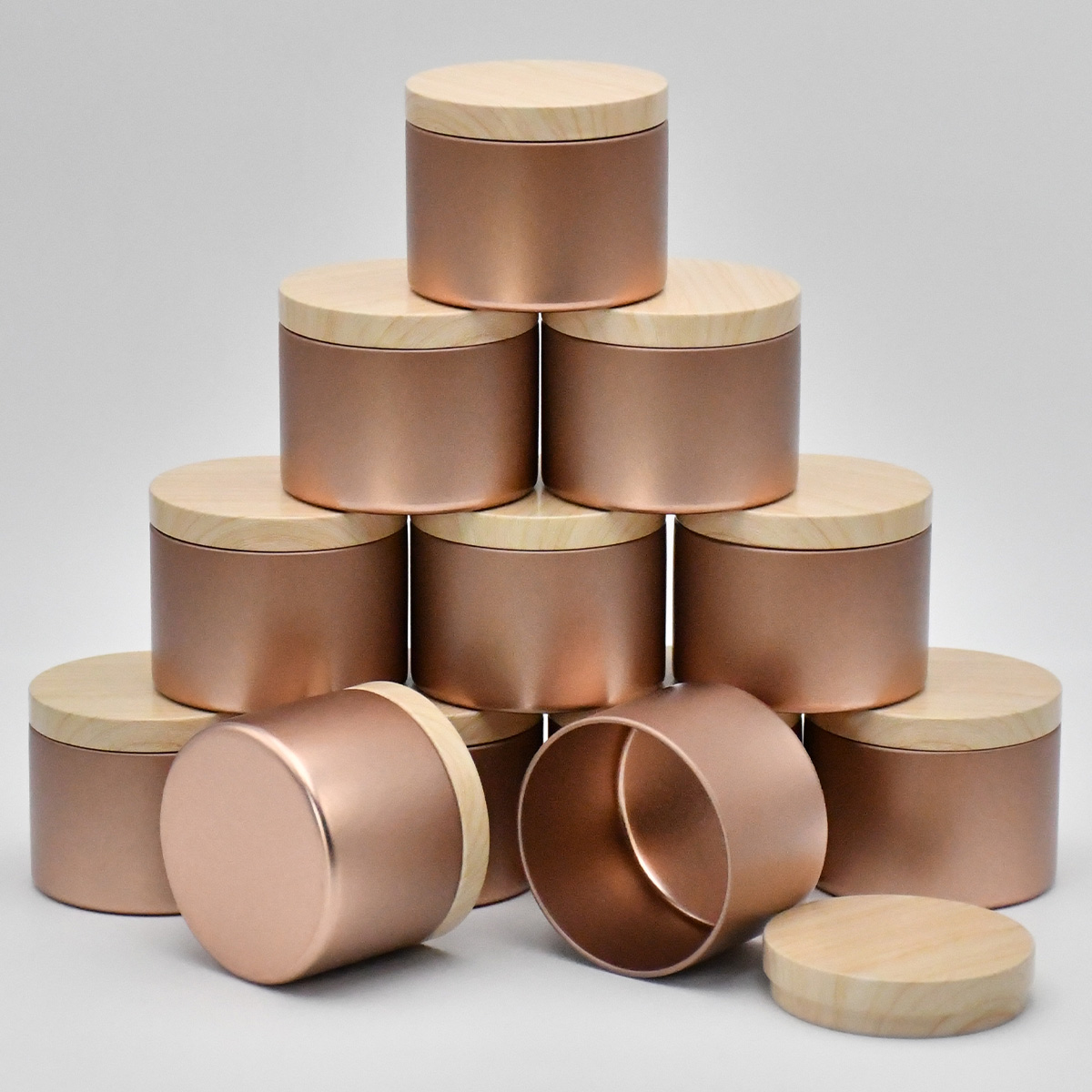 Candle Making Jars With Lids - 4oz/8oz 12pcs Candle Tins, Candle Containers