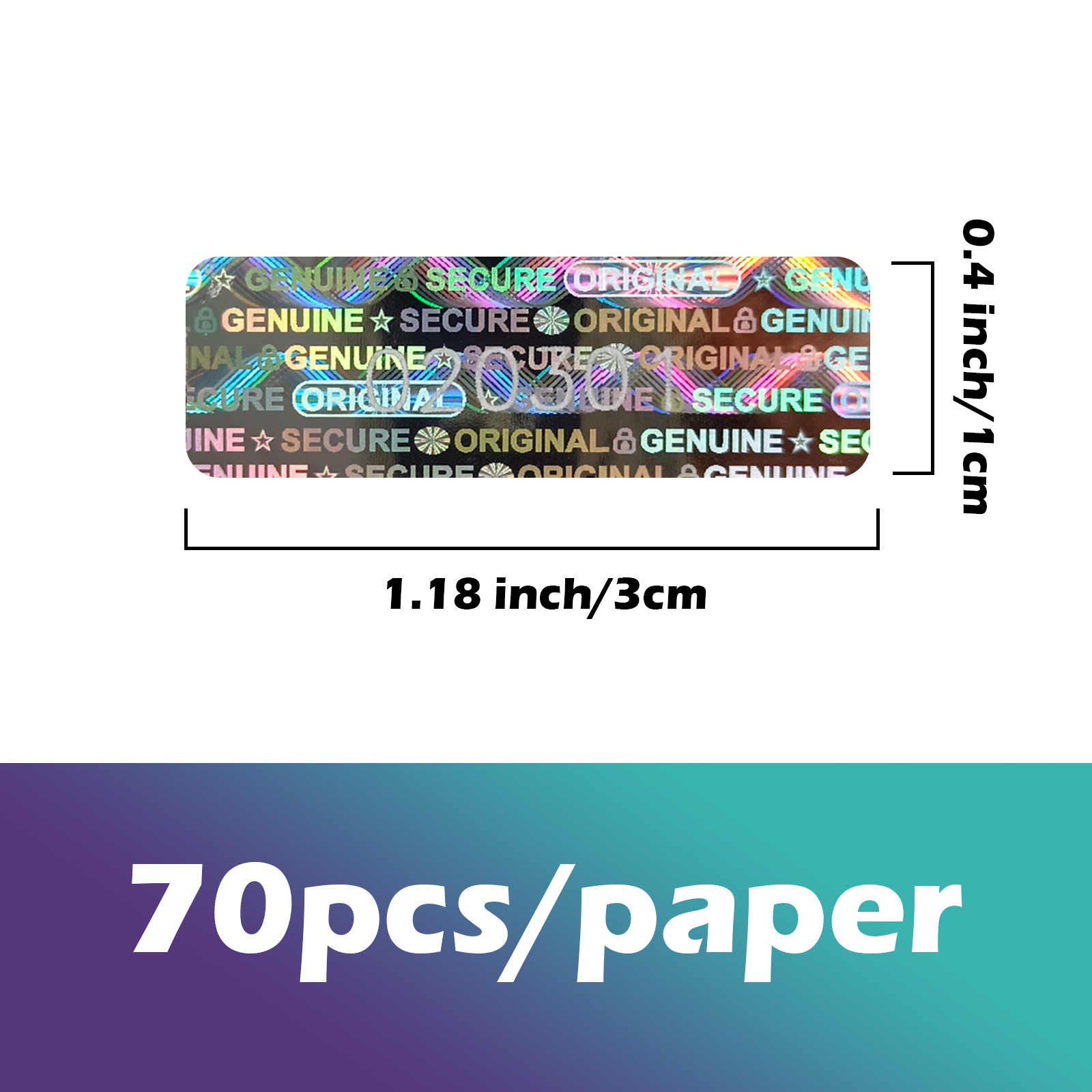 280/550pcs hologram security s - огляд і ціна Candle Warning Label