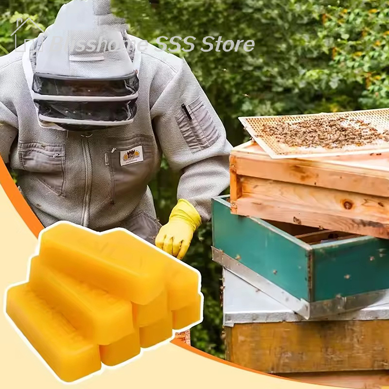 【S】4/8Pcs Pure Beeswax Blocks, - огляд і ціна Candle Making Material