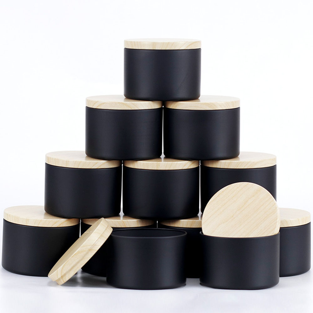 24pcs 4oz Black Candle Jars ,R - огляд і ціна Candle Making Jars With Lids