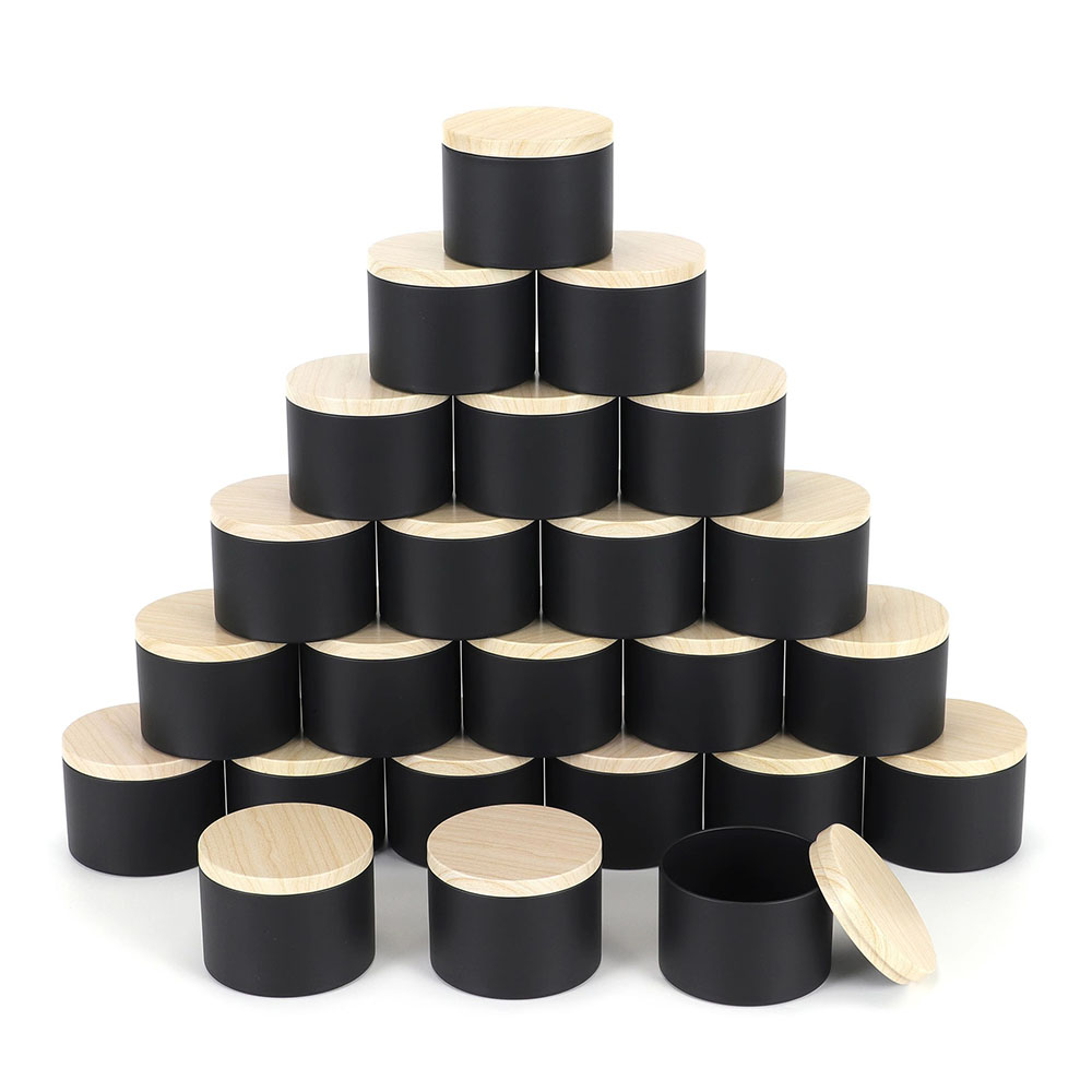 24pcs 4oz Black Candle Jars ,R - огляд і ціна Candle Making Jars With Lids