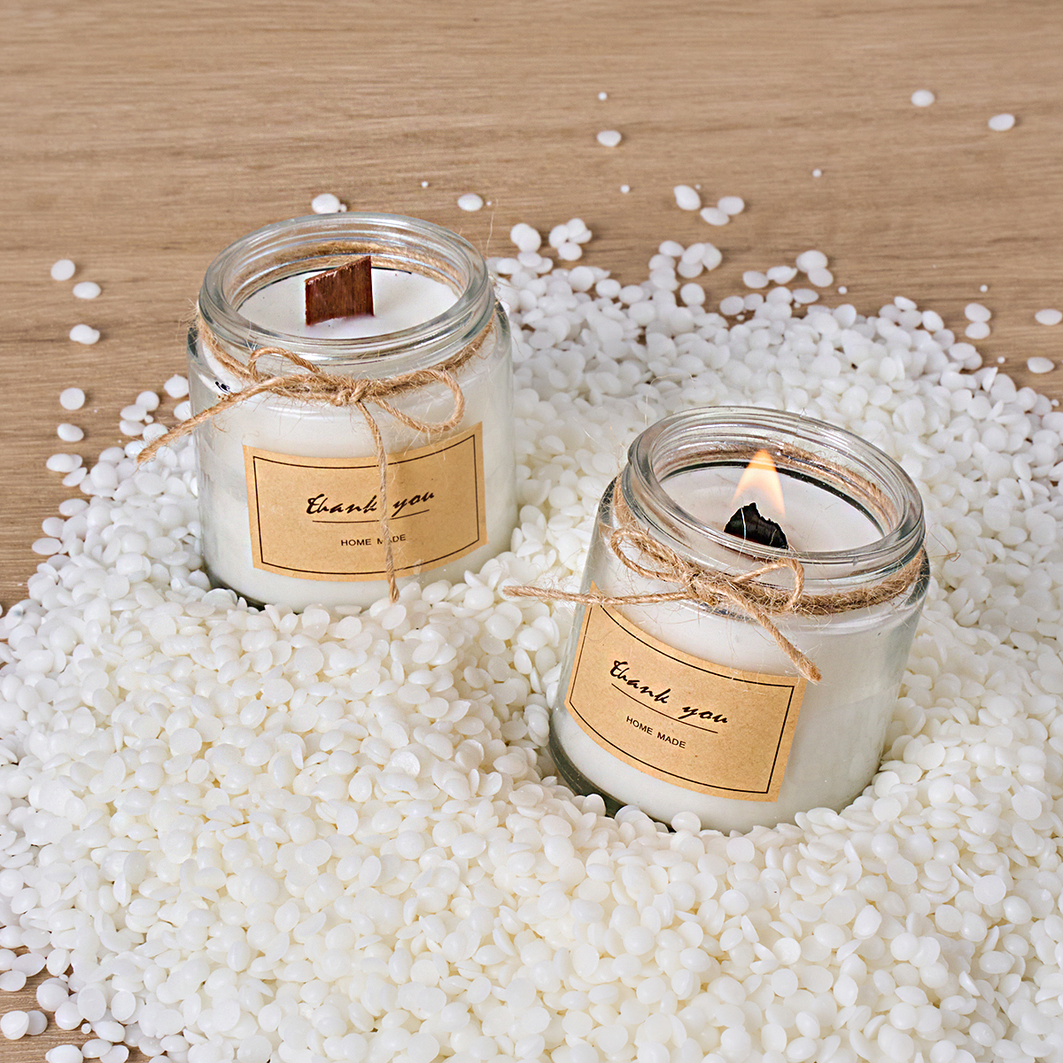 500g/1000g Natural Soy Wax DIY - огляд і ціна Candle Making Material