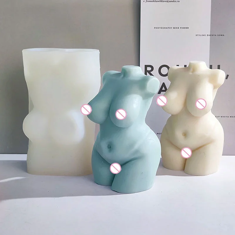 Fat Woman Body Shape Candle Mo - огляд і ціна Candle Making Fat