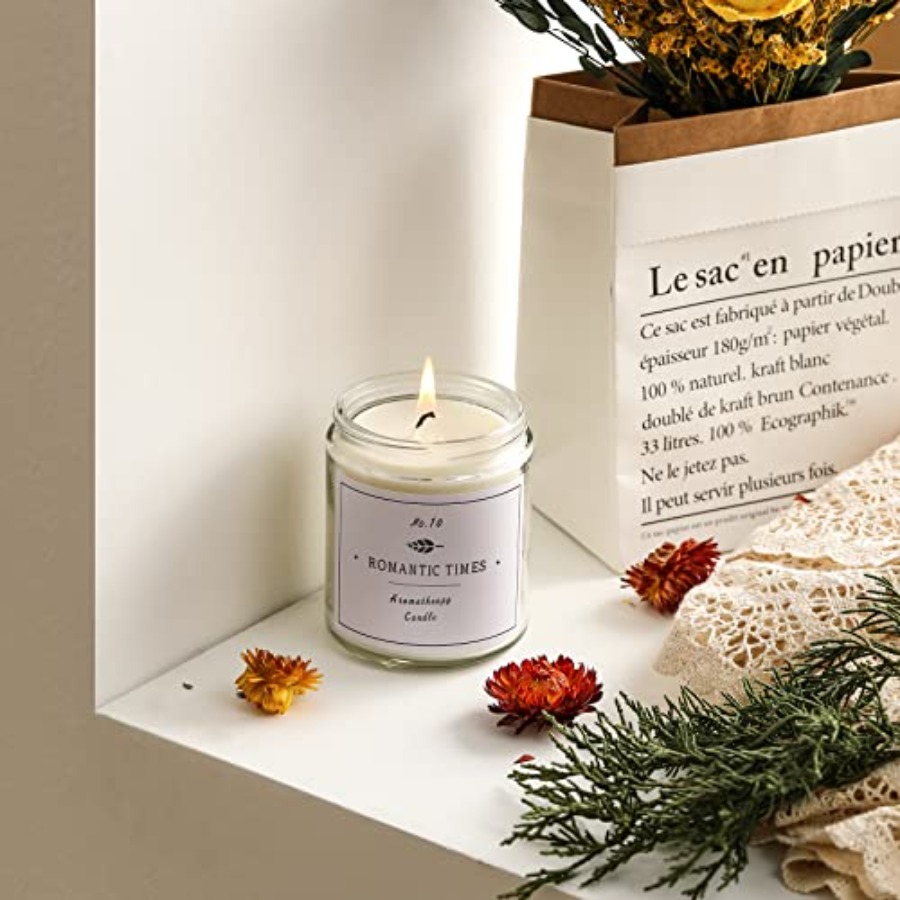 Pack, 8 OZ Thick Glass Jars wi - огляд і ціна Candle Making Jars With Lids