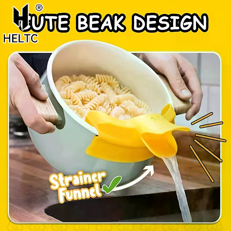 Cute Duckbill Shape Silicone P - огляд і ціна Pour Pot Aluminum