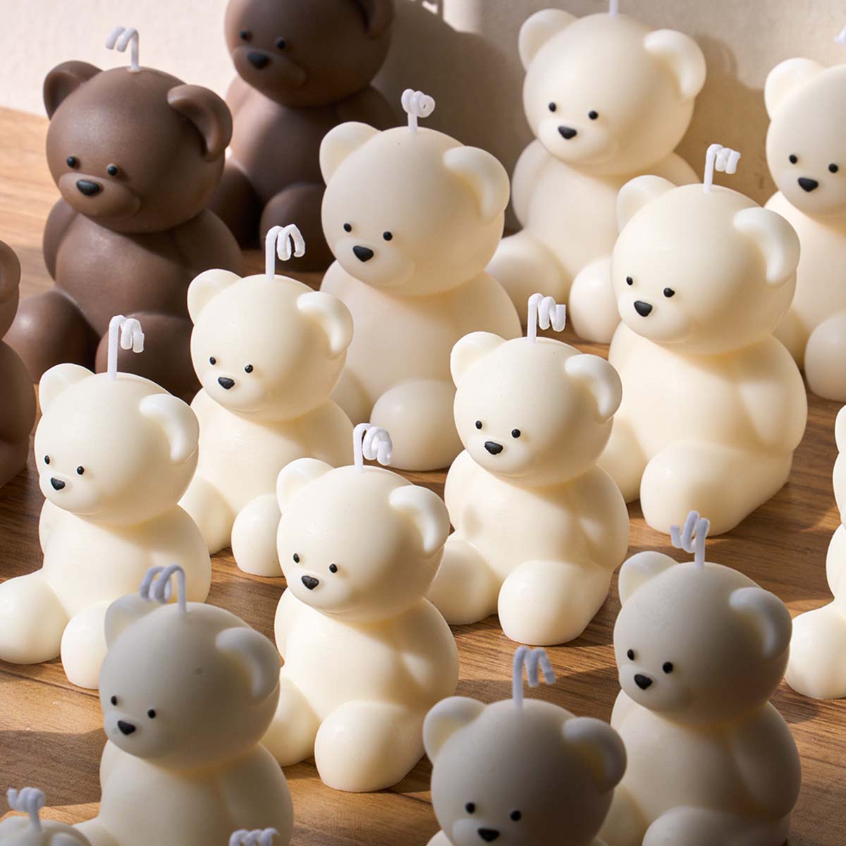 S/M/L Size Bear Silicone Candl - огляд і ціна Candle Making Fat