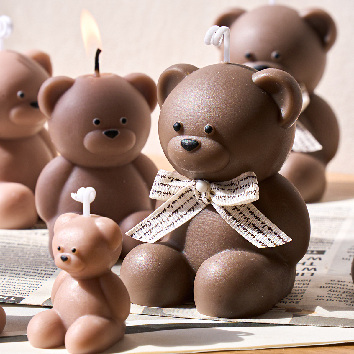 S/M/L Size Bear Silicone Candl - огляд і ціна Candle Making Fat