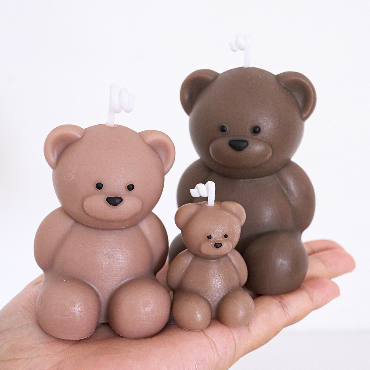 S/M/L Size Bear Silicone Candl - огляд і ціна Candle Making Fat