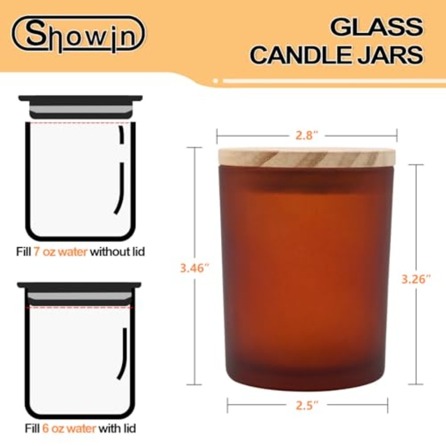 Thick Candle Jars for Making C - огляд і ціна Candle Making Jars With Lids