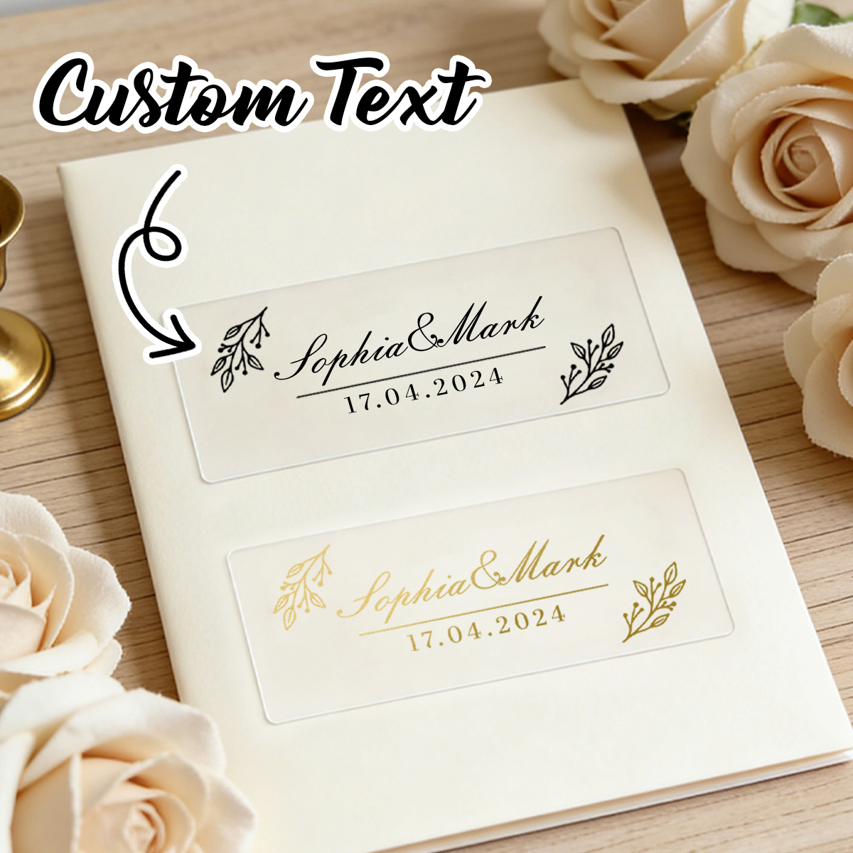 30-300Pcs Custom Wedding Stick - огляд і ціна Candle Warning Label