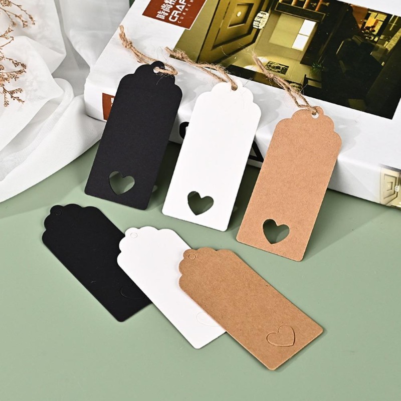 100Pcs Kraft Paper Tags Handma - огляд і ціна Candle Warning Label