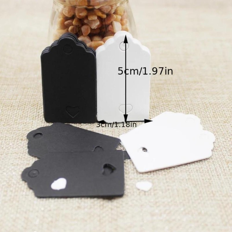 100Pcs Kraft Paper Tags Handma - огляд і ціна Candle Warning Label