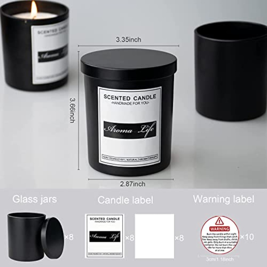 10oz 16 Pack Thick Candle Jars - огляд і ціна Candle Making Glass Jars