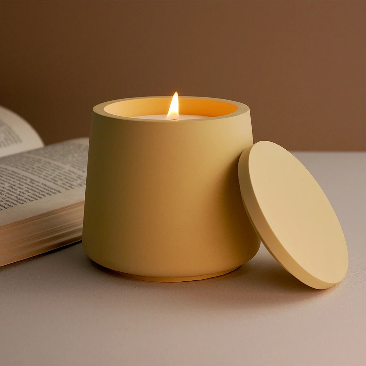 Round Candle Jar Silicone Mold - огляд і ціна Candle Making Jars With Lids