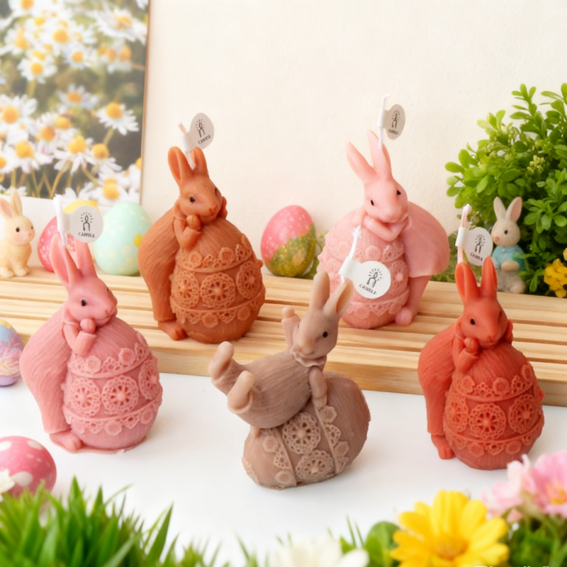 3D Easter Rabbit Silicone Mold - огляд і ціна Candle Making Fat