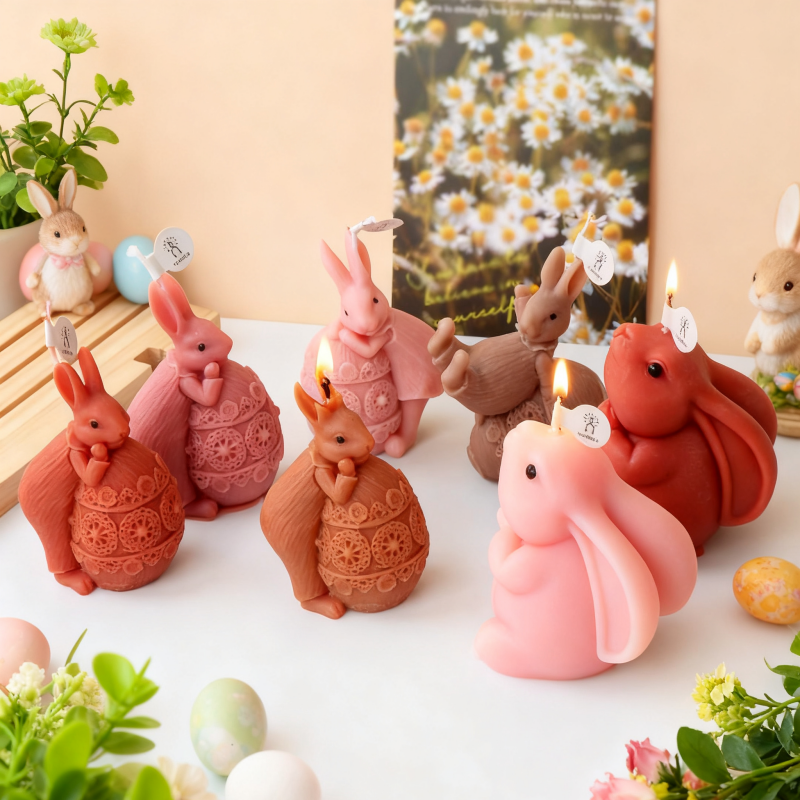 3D Easter Rabbit Silicone Mold - огляд і ціна Candle Making Fat