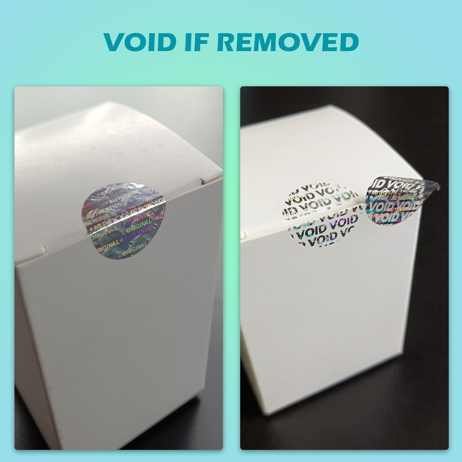 Silver Circular holographic st - огляд і ціна Candle Warning Label