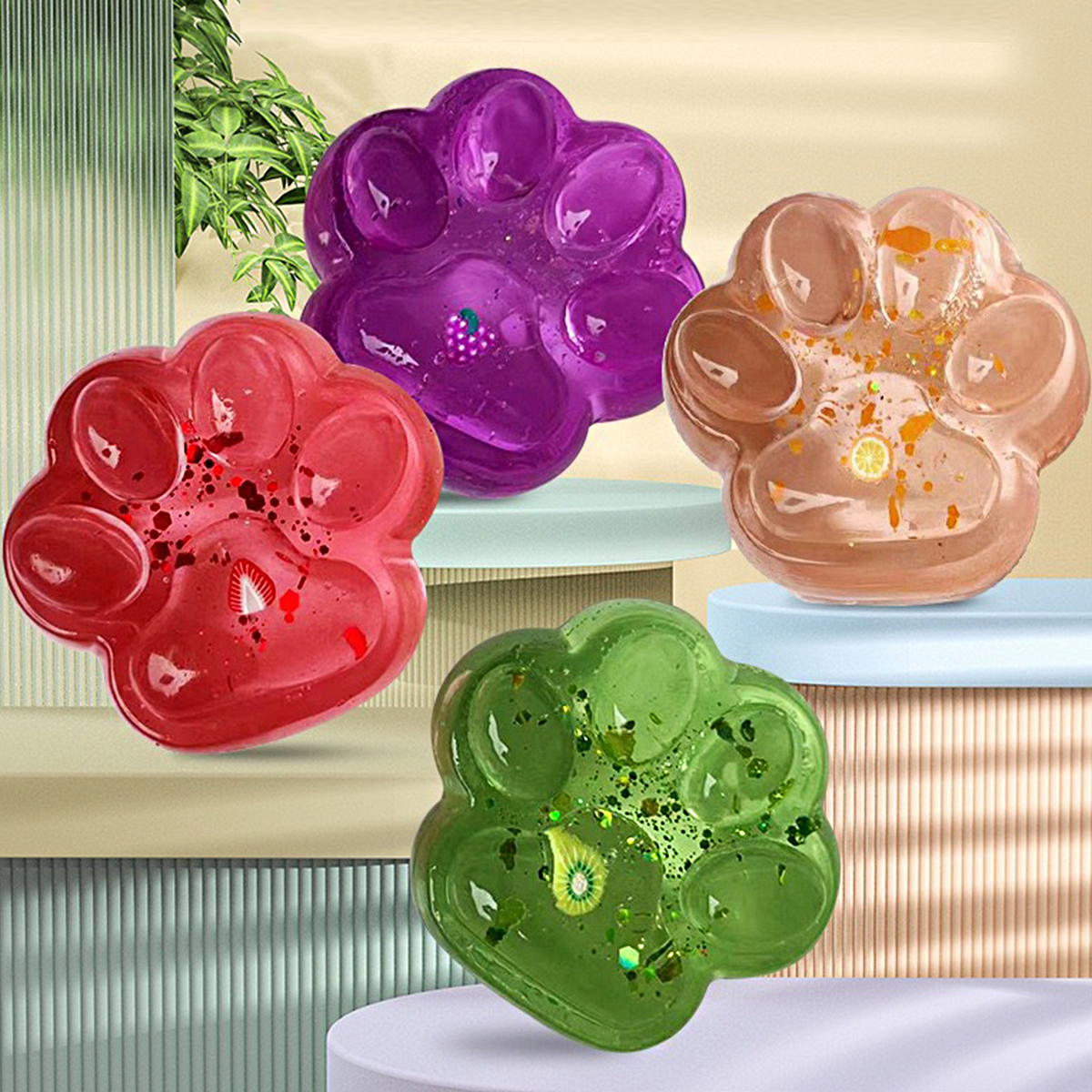 100G 7Colors Jelly Wax DIY Han - огляд і ціна Candle Making Material