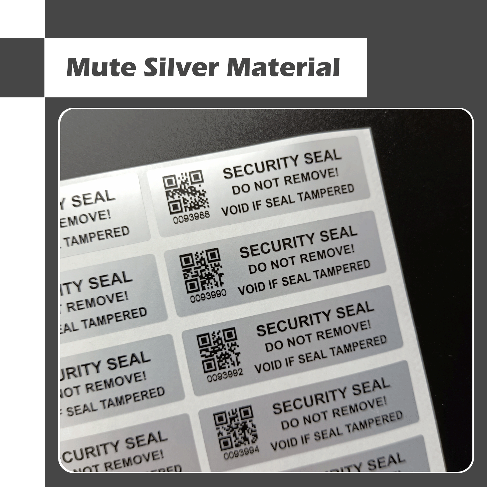5x1.5cm Mute silve tamper proo - огляд і ціна Candle Warning Label