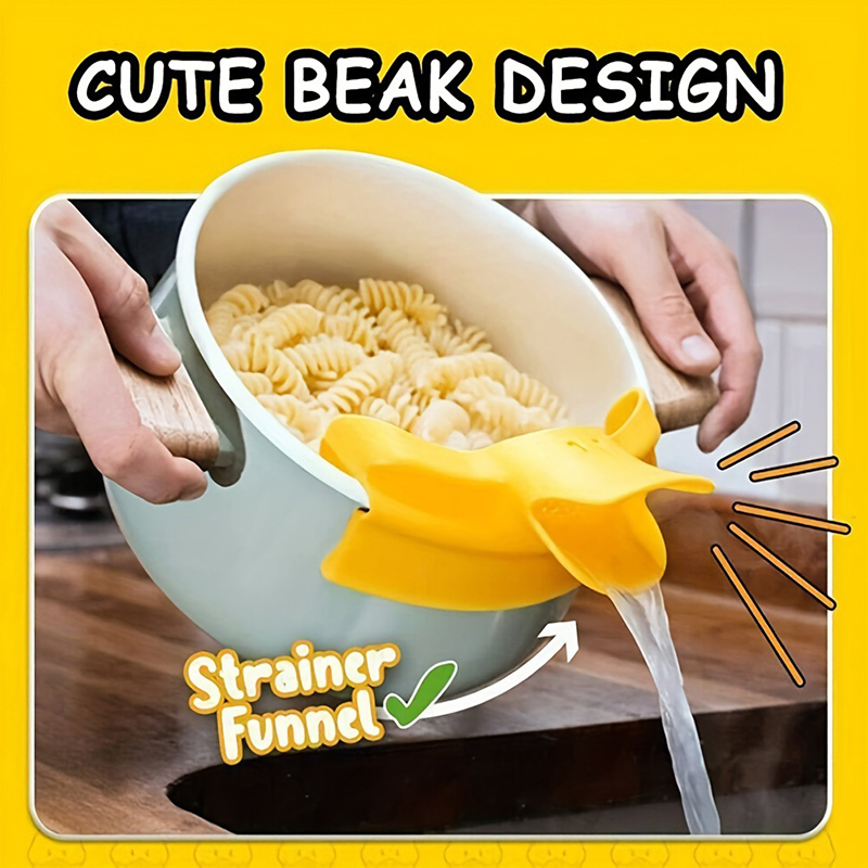 Cute Duckbill Shape Silicone P - огляд і ціна Pour Pot Aluminum
