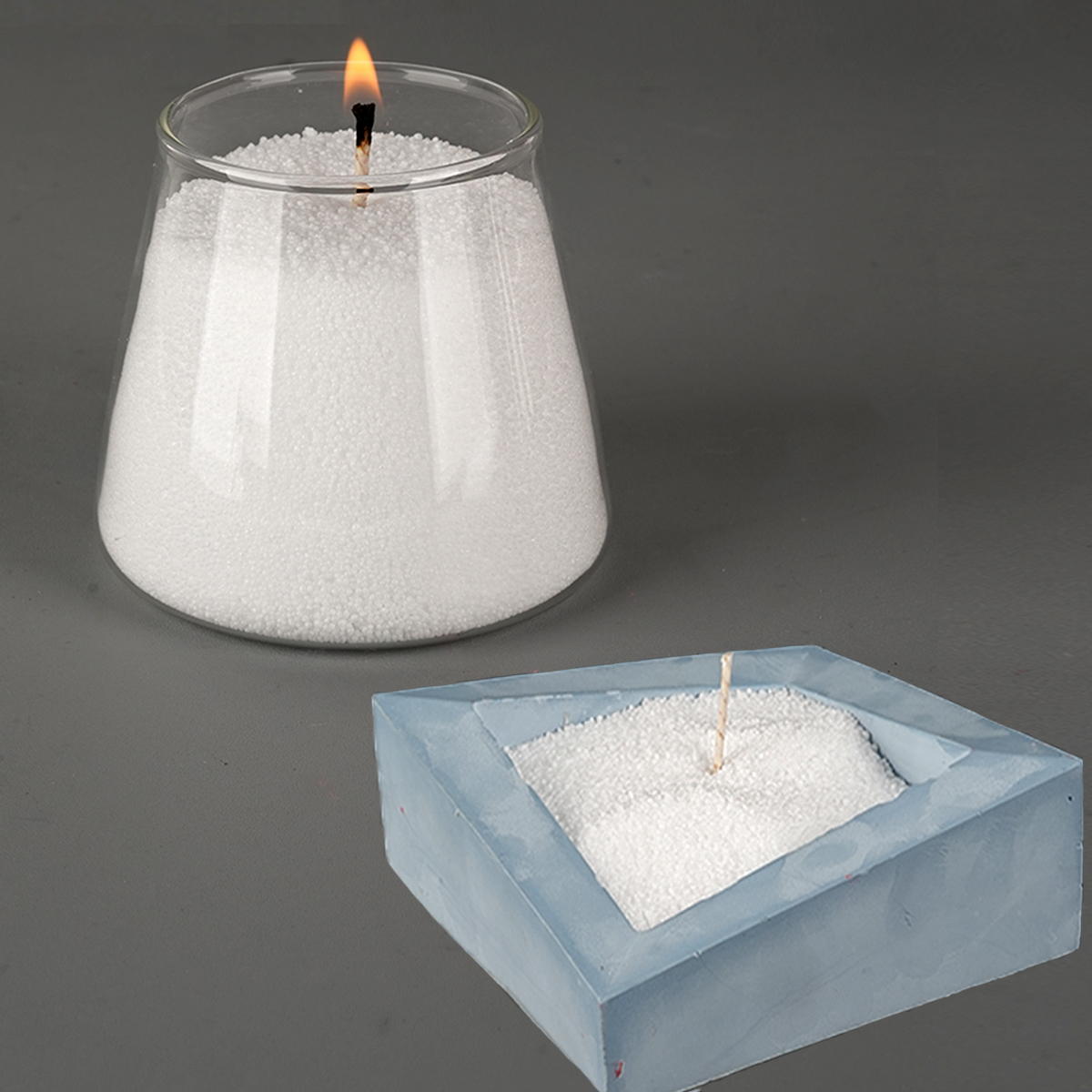 500g/1000g White Sand Wax Ice  - огляд і ціна Candle Making Material