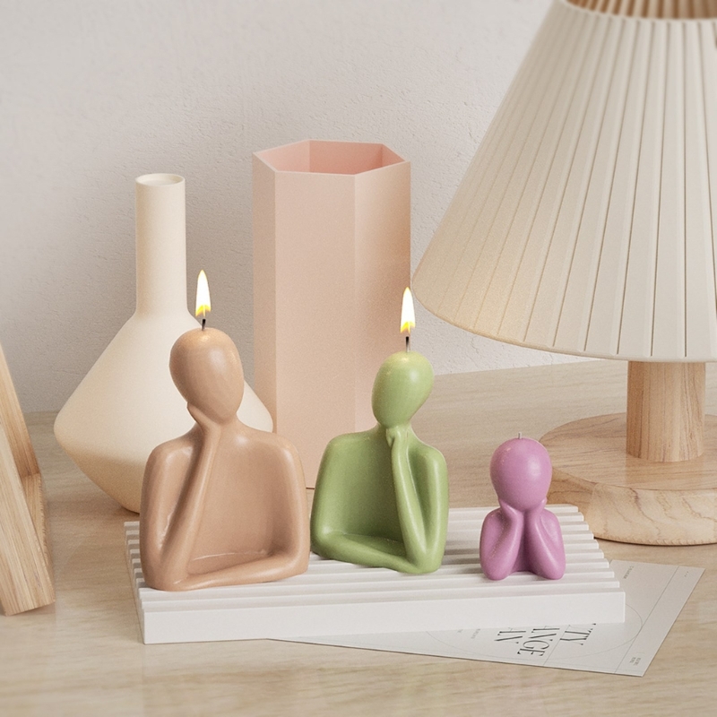 3D Family Candle Silicone Mold - огляд і ціна Candle Making Material