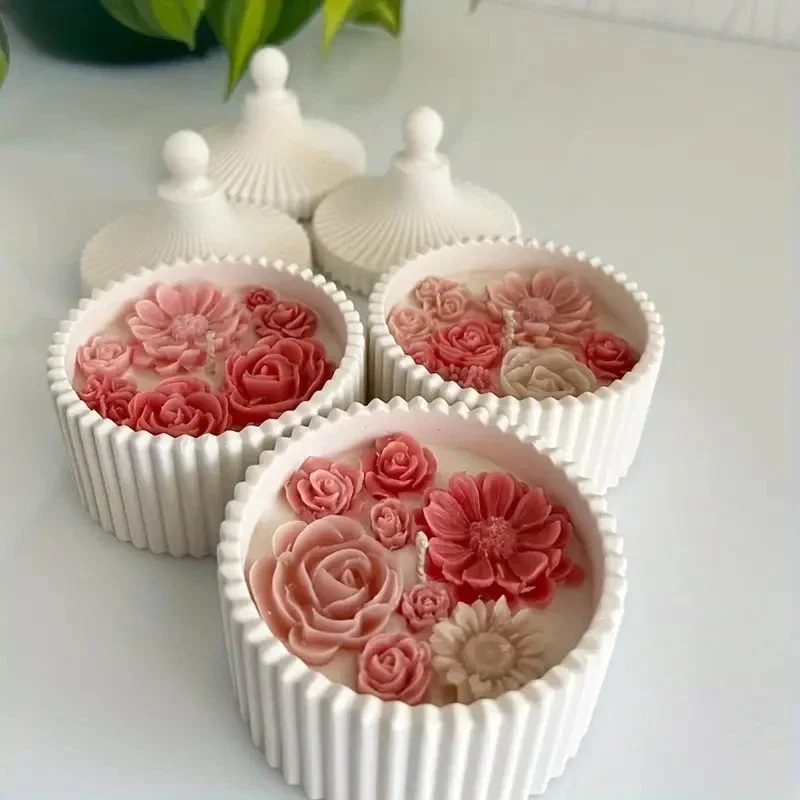 1 Set 2026 New model Silicone  - огляд і ціна Candle Making Jars With Lids