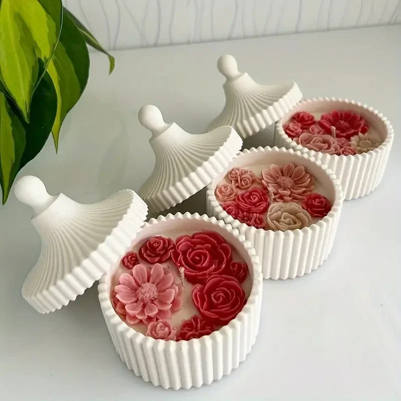 1 Set 2026 New model Silicone  - огляд і ціна Candle Making Jars With Lids
