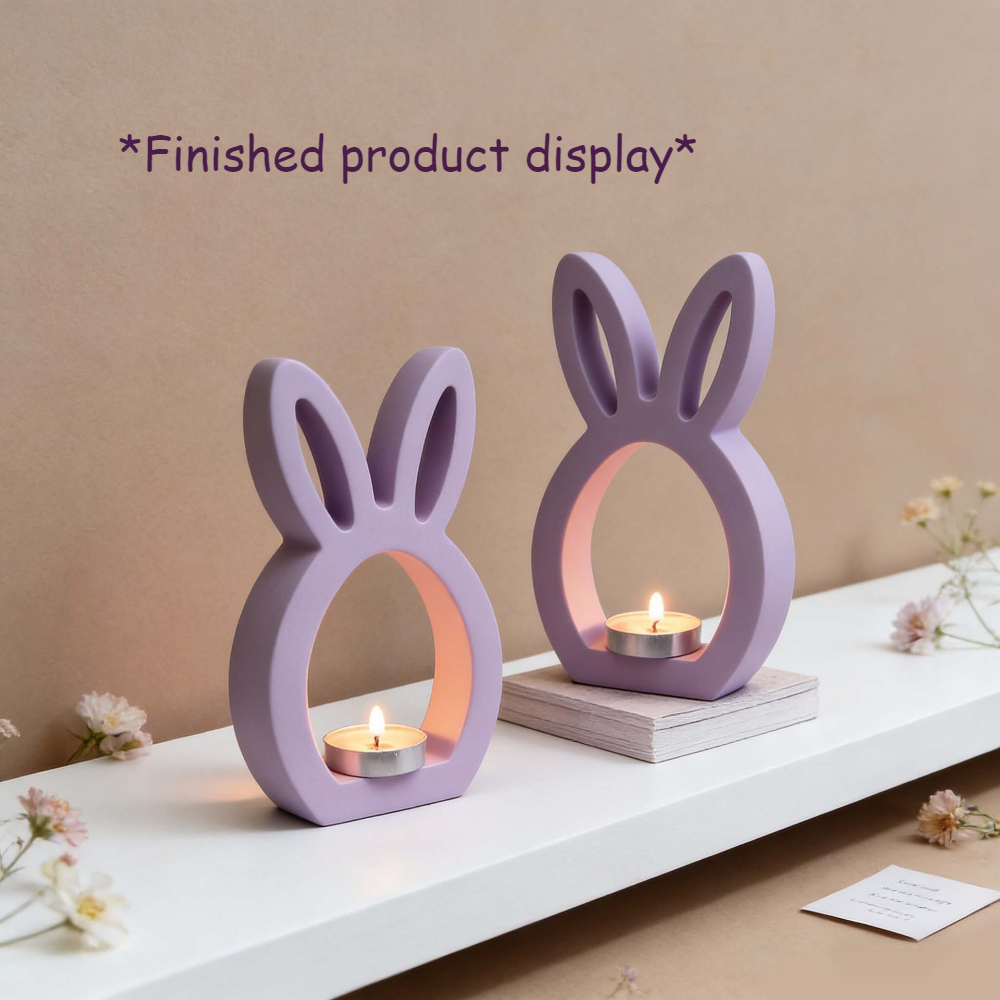 DIY 3D Hollow Rabbit & Love Si - огляд і ціна Candle Making Fat